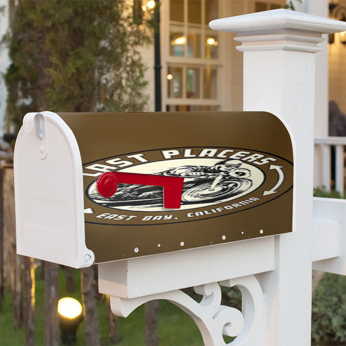 Last Placers Logo Brown Magnetic Mailbox Cover 18" X 21" Outdoor Decor