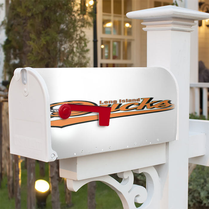 Long Island Ducks Baseball White Magnetic Mailbox Cover 18" X 21" Outdoor Decor