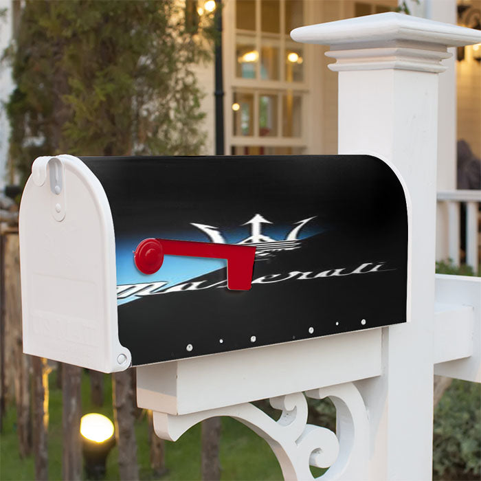 Maserati Italian Luxury Car Magnetic Mailbox Cover 18" X 21" Outdoor Decor