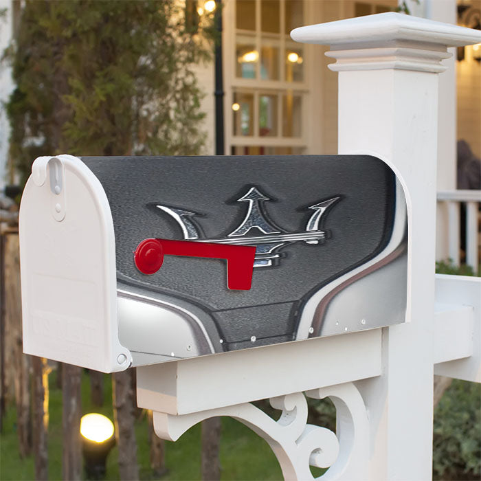 Maserati Keys Logo Magnetic Mailbox Cover 18" X 21" Outdoor Decor