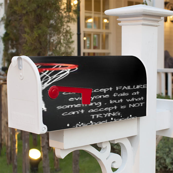 Michael Jordan Quotes Magnetic Mailbox Cover 18" X 21" Outdoor Decor