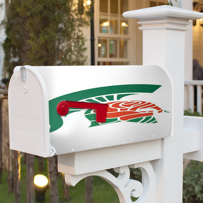 Michigan Spartan Roses Magnetic Mailbox Cover 18" X 21" Outdoor Decor