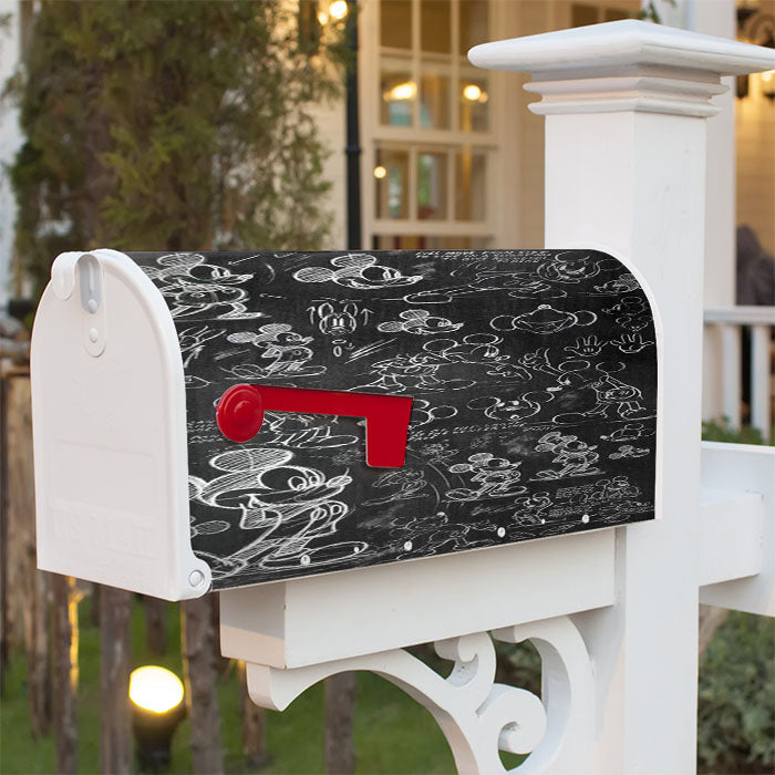 Mickey Mouse 3 Magnetic Mailbox Cover 18" X 21" Outdoor Decor