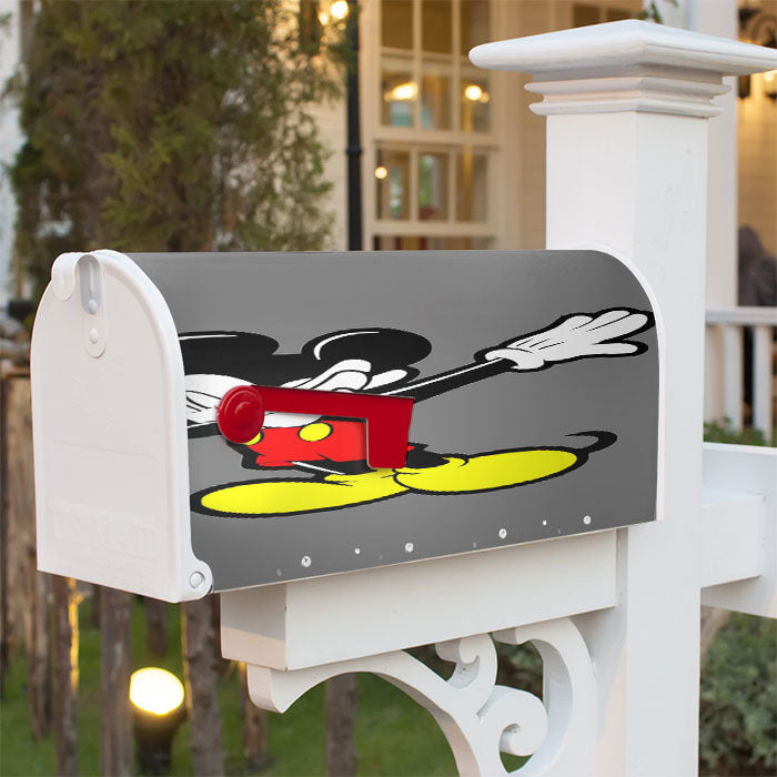 Mickey Mouse Dabbing Magnetic Mailbox Cover 18" X 21" Outdoor Decor