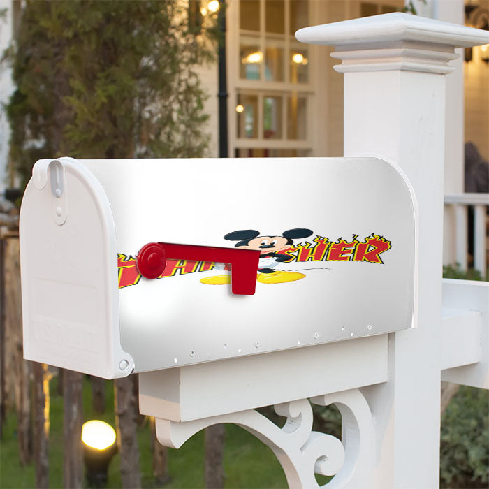 Mickey Mouse Disney Thrasher Magnetic Mailbox Cover 18" X 21" Outdoor Decor