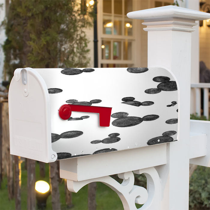 Mickey Mouse Head Patter Magnetic Mailbox Cover 18" X 21" Outdoor Decor