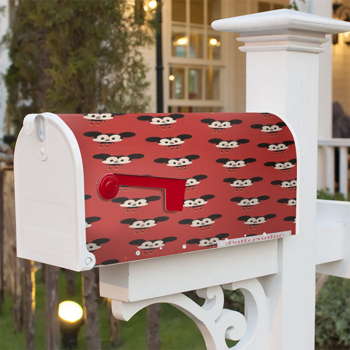 Mickey Mouse Minimalist Pattern Magnetic Mailbox Cover 18" X 21" Outdoor Decor