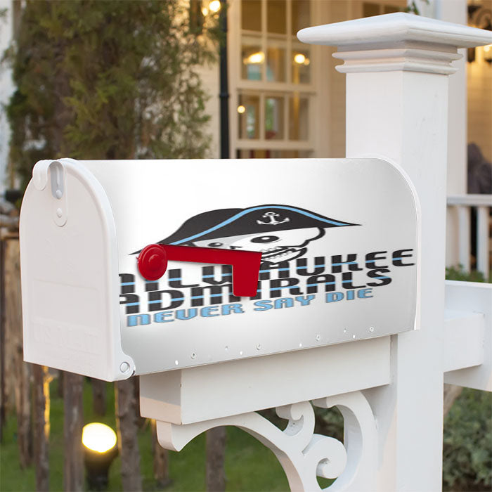 Milwaukee Admirals Hook Magnetic Mailbox Cover 18" X 21" Outdoor Decor
