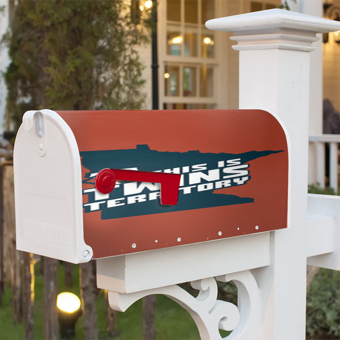 Minnesota Twins Territory Magnetic Mailbox Cover 18" X 21" Outdoor Decor