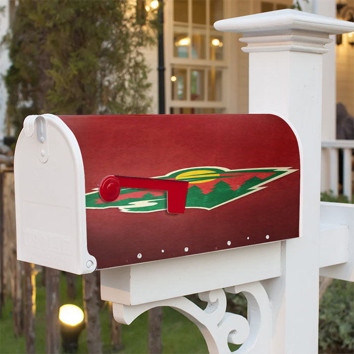 Minnesota Wild Magnetic Mailbox Cover 18" X 21" Outdoor Decor