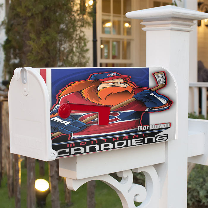 Montreal Canadiens Magnetic Mailbox Cover 18" X 21" Outdoor Decor