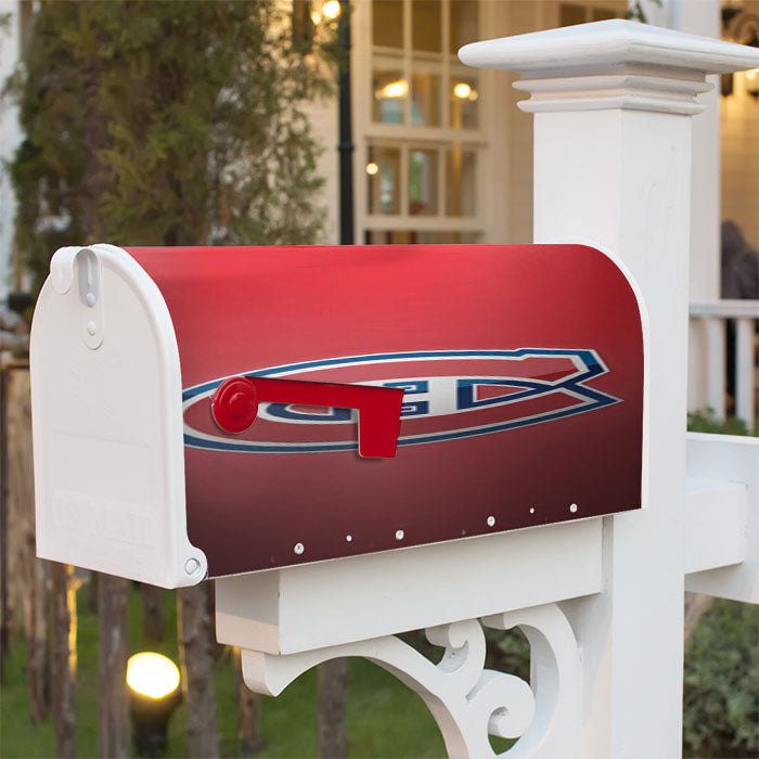 Montreal Canadiens Logo Magnetic Mailbox Cover 18" X 21" Outdoor Decor