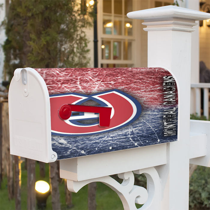 Montreal Canadiens Symbol Magnetic Mailbox Cover 18" X 21" Outdoor Decor
