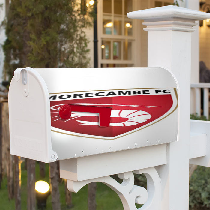 Morecambe Fc Logo Magnetic Mailbox Cover 18" X 21" Outdoor Decor