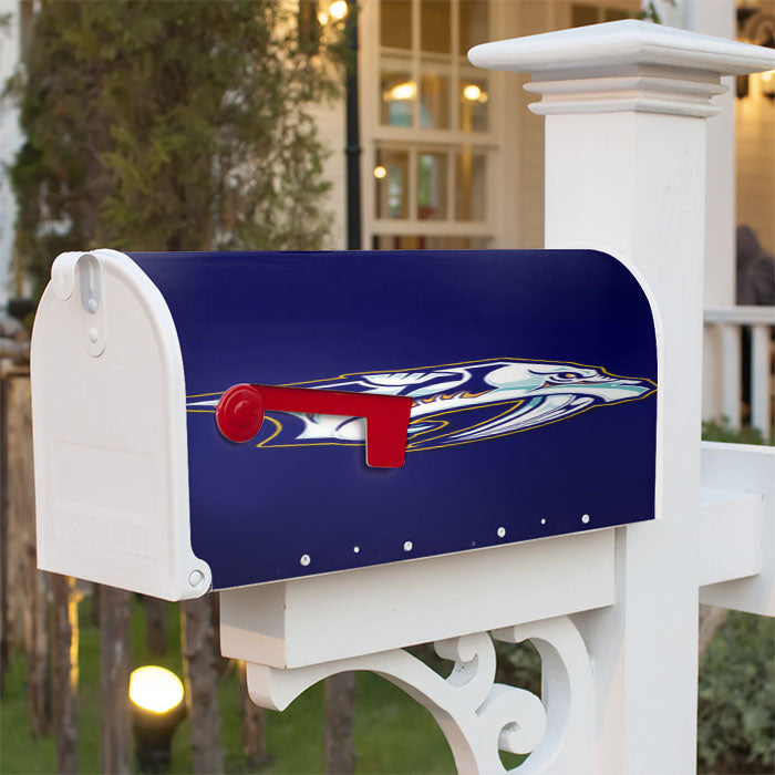 Nashville Predators Blue Magnetic Mailbox Cover 18" X 21" Outdoor Decor