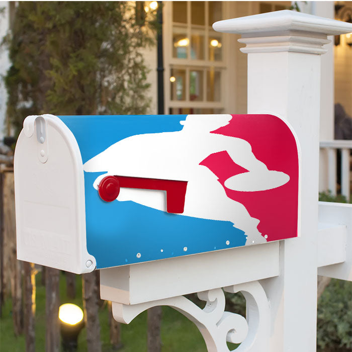 Nba Basket Ball Wallpaper Logo Magnetic Mailbox Cover 18" X 21" Outdoor Decor