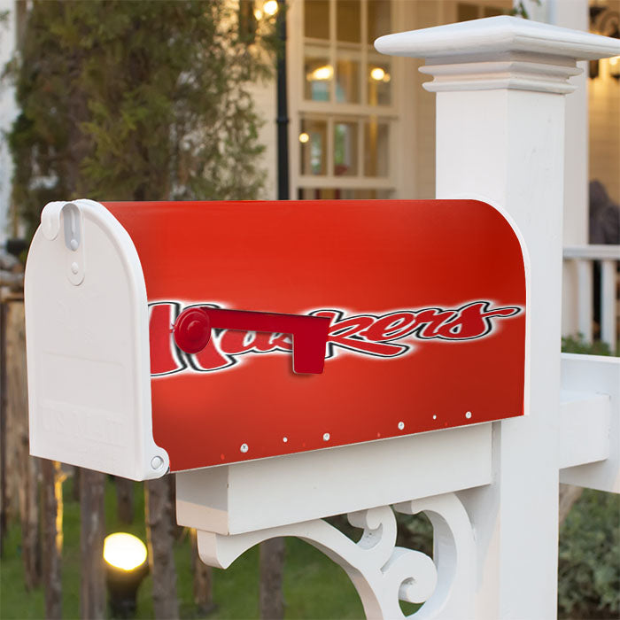 Nebraska Cornhuskers Red Magnetic Mailbox Cover 18" X 21" Outdoor Decor