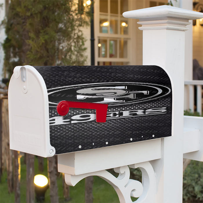 New San Francisco 49Ers Nfl Magnetic Mailbox Cover 18" X 21" Outdoor Decor