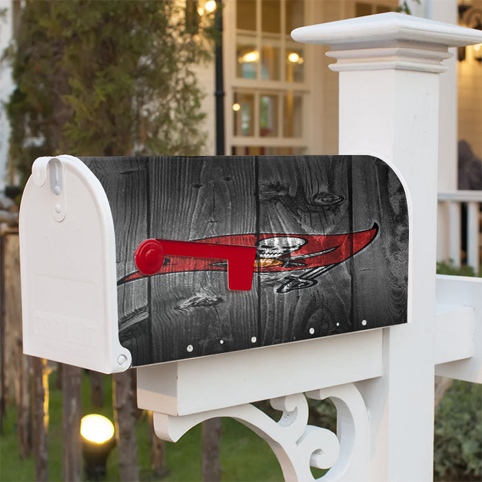 New Tampa Bay Buccaneers Logo Dark Magnetic Mailbox Cover 18" X 21" Outdoor Decor