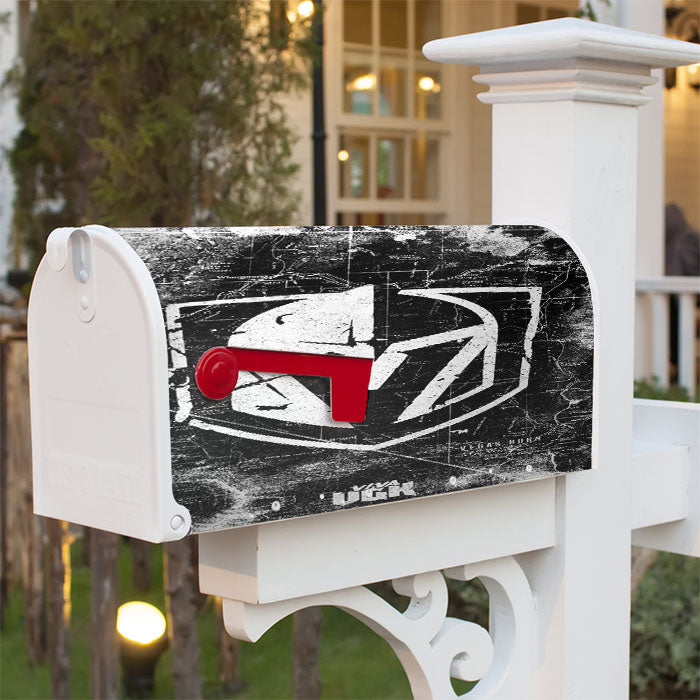 New Vegas Golden Knights Magnetic Mailbox Cover 18" X 21" Outdoor Decor