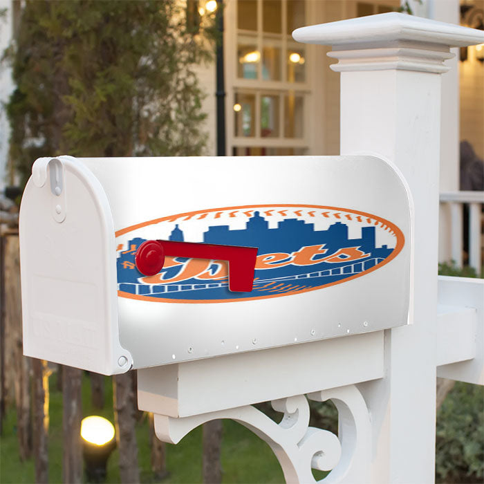 New York Bets Magnetic Mailbox Cover 18" X 21" Outdoor Decor