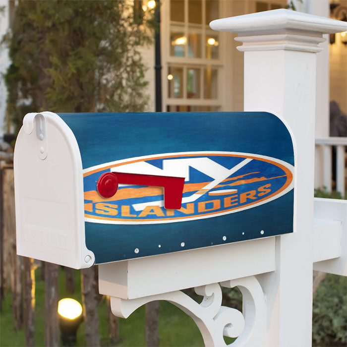 New York Islanders Magnetic Mailbox Cover 18" X 21" Outdoor Decor