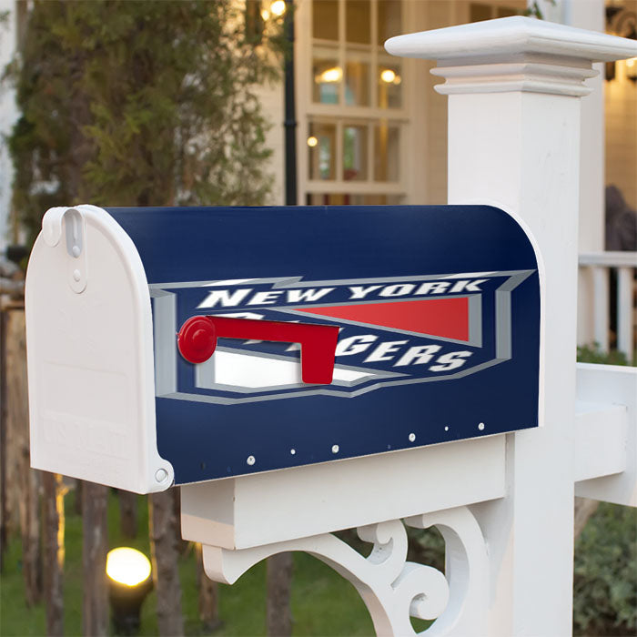 New York Rangers Hockey Logo Magnetic Mailbox Cover 18" X 21" Outdoor Decor