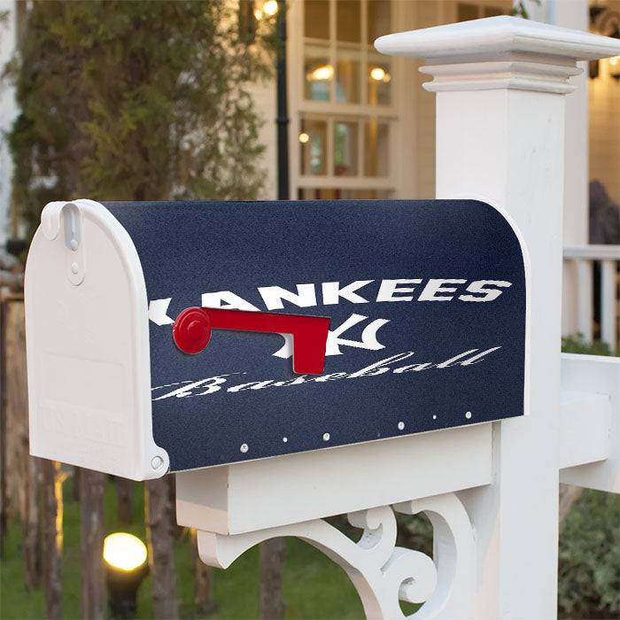 New York Yankees Blue Magnetic Mailbox Cover 18" X 21" Outdoor Decor