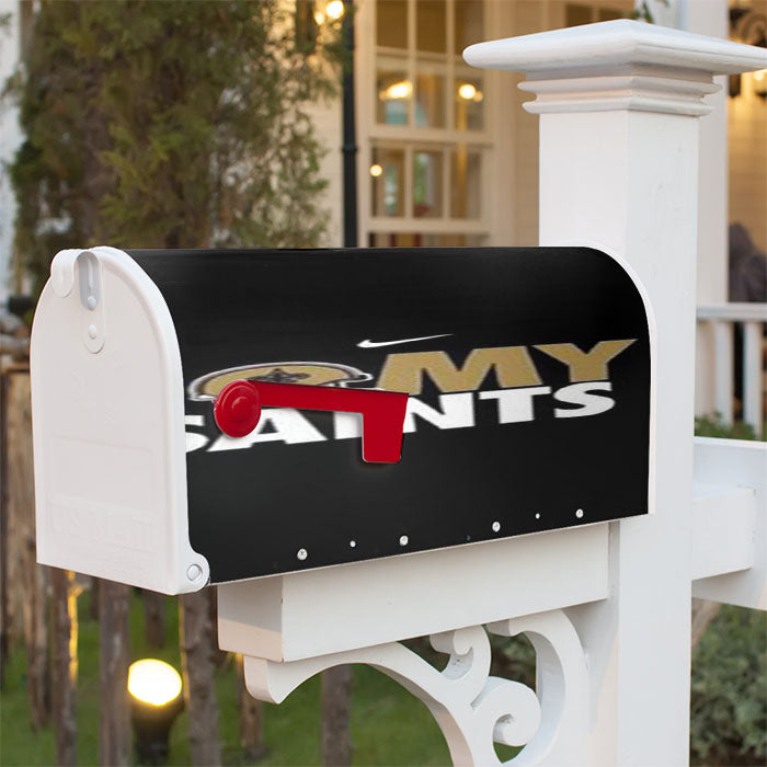 Nfl New Orleans Saints Magnetic Mailbox Cover 18" X 21" Outdoor Decor