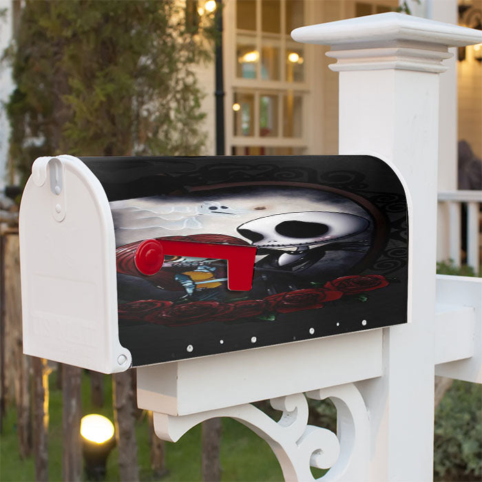 Nightmare Before Christmas Kawaii Magnetic Mailbox Cover 18" X 21" Outdoor Decor