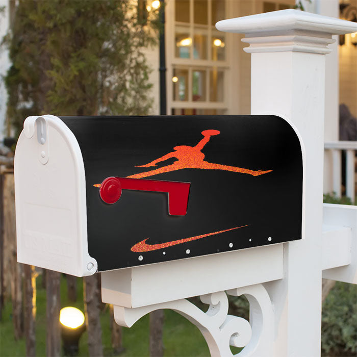 Nike Air Jordan Jump Man Air Magnetic Mailbox Cover 18" X 21" Outdoor Decor