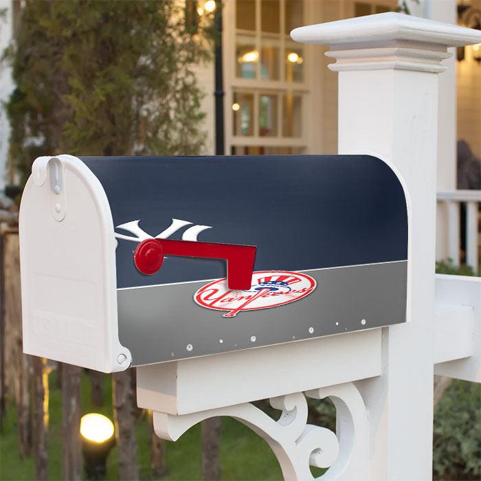 Ny Yankees Minimalist Wallpaper Magnetic Mailbox Cover 18" X 21" Outdoor Decor