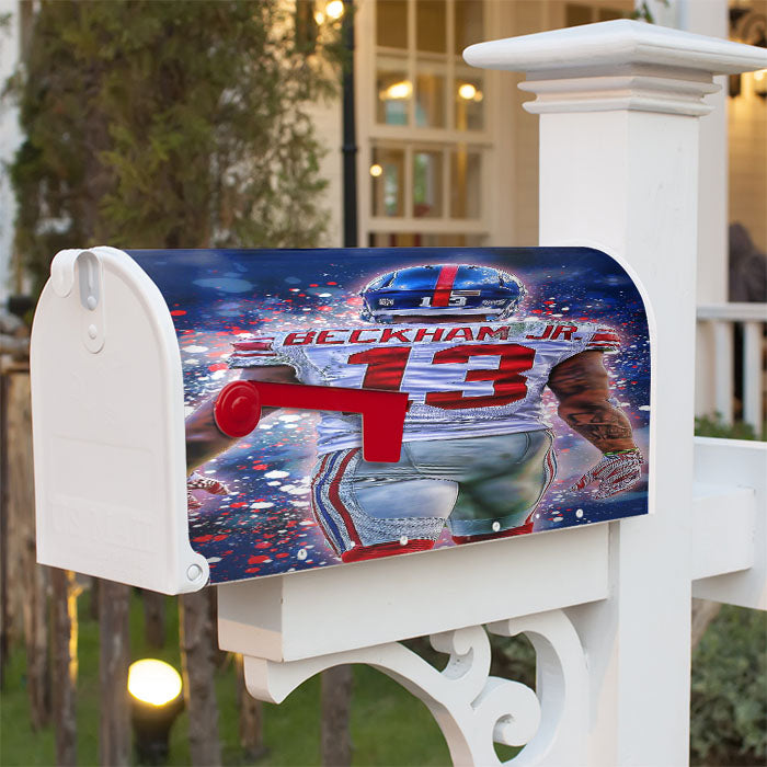 Odell Beckham Jr Magnetic Mailbox Cover 18" X 21" Outdoor Decor