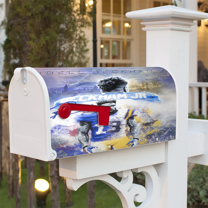 Odell Beckham Jr Wallpaper Magnetic Mailbox Cover 18" X 21" Outdoor Decor