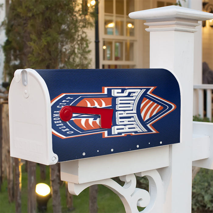 Oklahoma City Barons Magnetic Mailbox Cover 18" X 21" Outdoor Decor