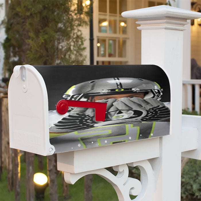 Oregon Ducks Gloves Grey Magnetic Mailbox Cover 18" X 21" Outdoor Decor