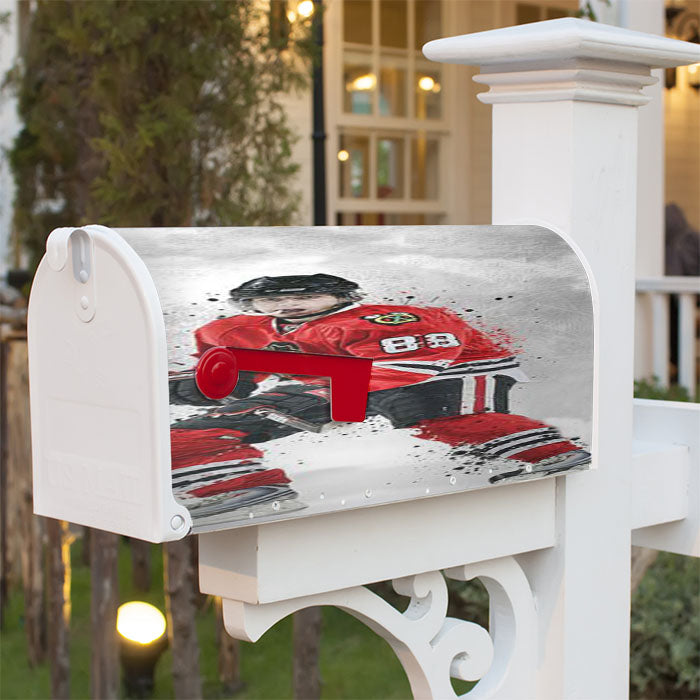 Patrick Kane Chicago Blackhawks Magnetic Mailbox Cover 18" X 21" Outdoor Decor