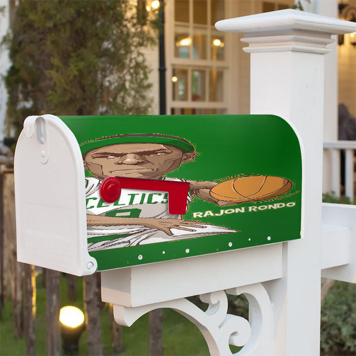 Rajon Rondo Green Magnetic Mailbox Cover 18" X 21" Outdoor Decor