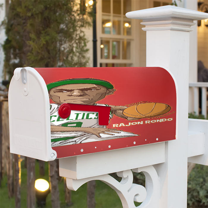 Rajon Rondo Red Magnetic Mailbox Cover 18" X 21" Outdoor Decor