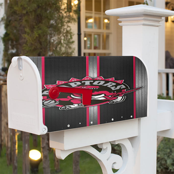 Raptors Nba Magnetic Mailbox Cover 18" X 21" Outdoor Decor
