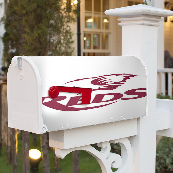 Reds Rugby Logo Magnetic Mailbox Cover 18" X 21" Outdoor Decor