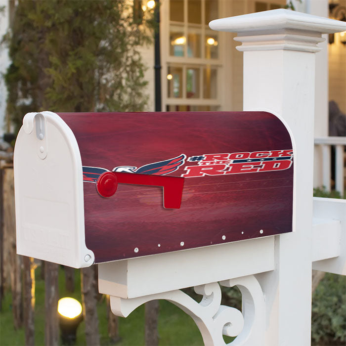 Rock The Red Magnetic Mailbox Cover 18" X 21" Outdoor Decor