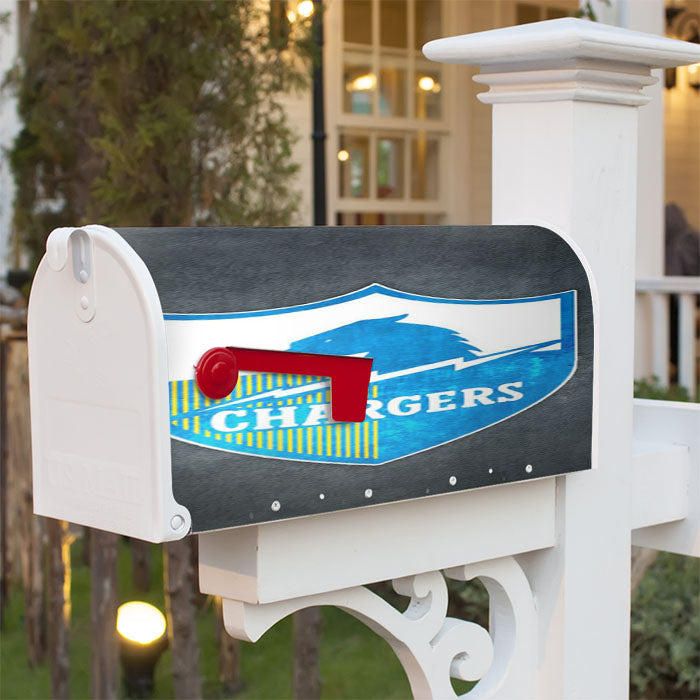 San Diego Chargers Logo Magnetic Mailbox Cover 18" X 21" Outdoor Decor