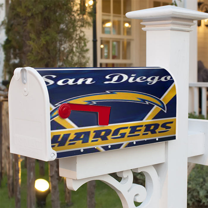 San Diego Chargers Wall Banner Flag Magnetic Mailbox Cover 18" X 21" Outdoor Decor