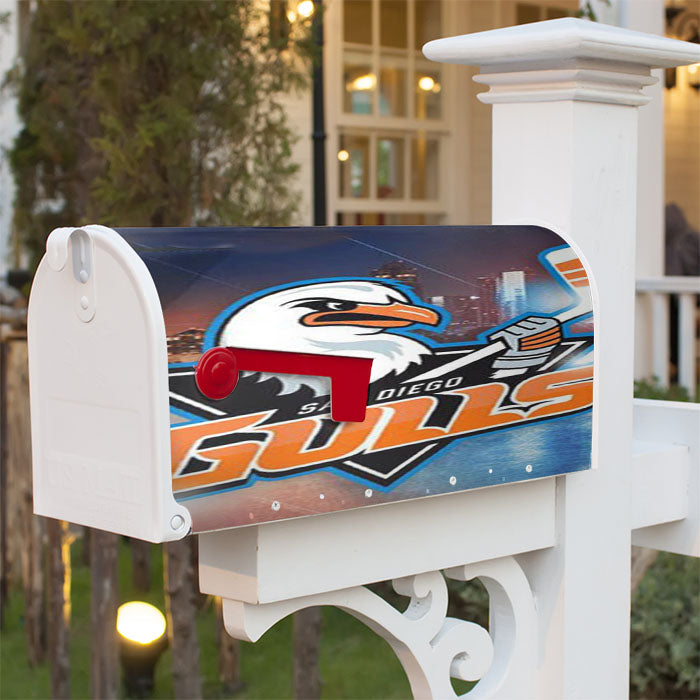 San Diego Gulls Magnetic Mailbox Cover 18" X 21" Outdoor Decor