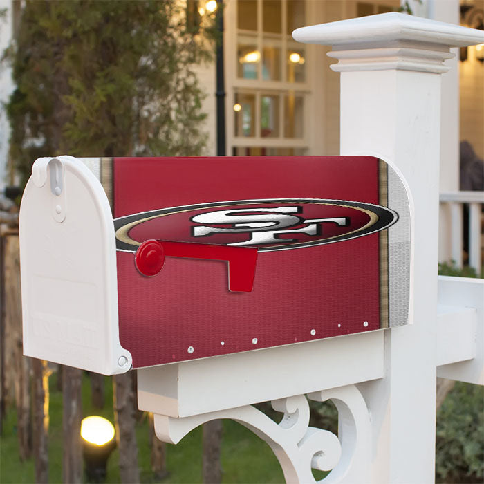 San Francisco 49Ers Sf Logo Magnetic Mailbox Cover 18" X 21" Outdoor Decor