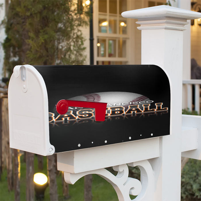 San Francisco Giants Baseball Logo Magnetic Mailbox Cover 18" X 21" Outdoor Decor