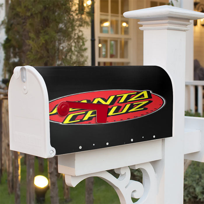 Santa Cruz Logo Magnetic Mailbox Cover 18" X 21" Outdoor Decor