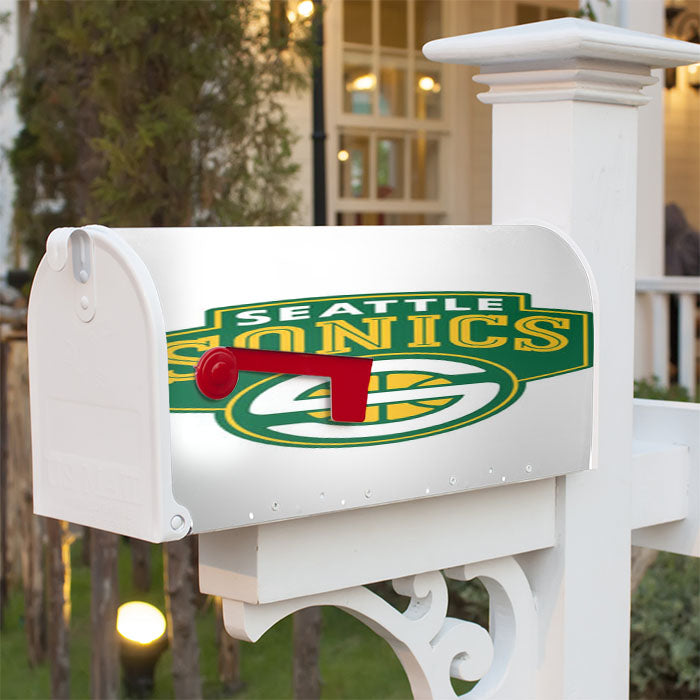 Seattle Supersonics Magnetic Mailbox Cover 18" X 21" Outdoor Decor