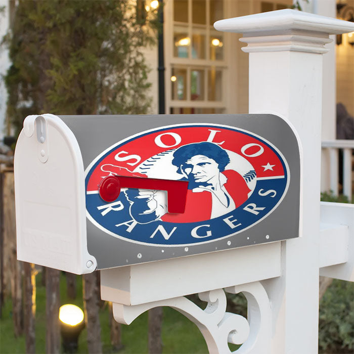 Solo Texas Rangers Magnetic Mailbox Cover 18" X 21" Outdoor Decor